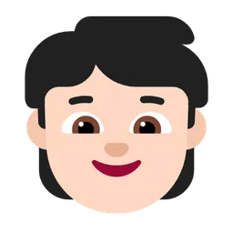 Child: Light Skin Tone — Microsoft