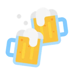 찰칵거리는 맥주잔 — Microsoft