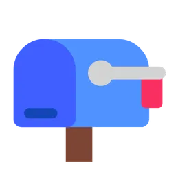 깃발이 내려진 닫힌 사서함 — Microsoft