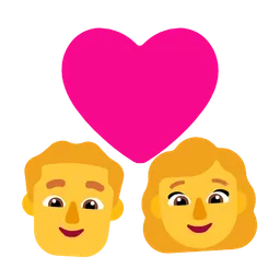Couple With Heart - Man, Woman — Microsoft