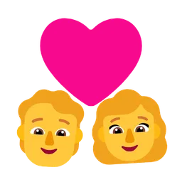 Couple With Heart: Person, Woman — Microsoft
