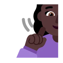 Deaf Man: Dark Skin Tone — Microsoft