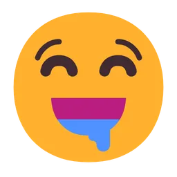 Drooling Face — Microsoft