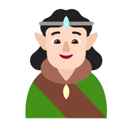 Elf: Light Skin Tone — Microsoft