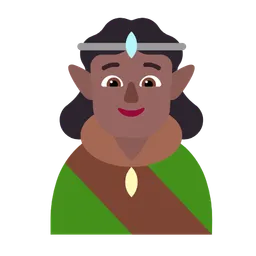 Elf: Medium-Dark Skin Tone — Microsoft