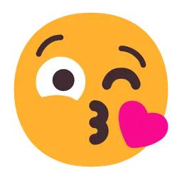 Face Throwing a Kiss — Microsoft