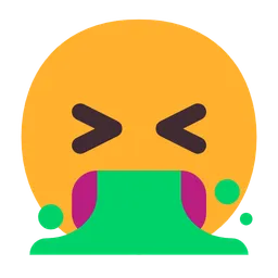 Face with Open Mouth Vomiting — Microsoft