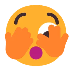 Face with Peeking Eye — Microsoft