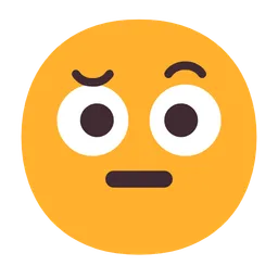 눈썹이 올라간 얼굴 — Microsoft