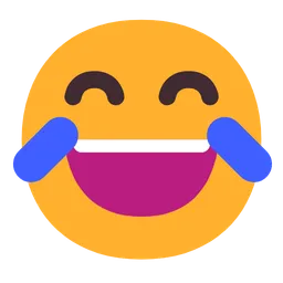 기쁨의 눈물을 흘리는 얼굴 — Microsoft
