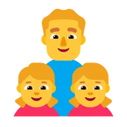Family: Man, Girl, Girl — Microsoft
