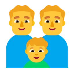 가족: 남자, 남자, 소년 — Microsoft