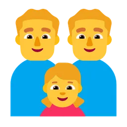 Family: Man, Man, Girl — Microsoft
