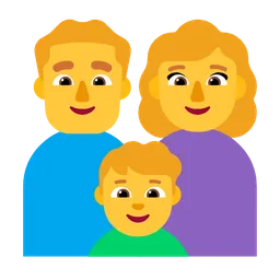 Family: Man, Woman, Boy — Microsoft