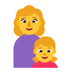 Family: Woman, Girl — Microsoft