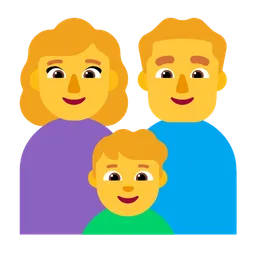 Family: Woman, Man, Boy — Microsoft