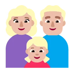 Family - Woman: Medium-Light Skin Tone, Man: Medium-Light Skin Tone, Girl: Medium-Light Skin Tone — Microsoft