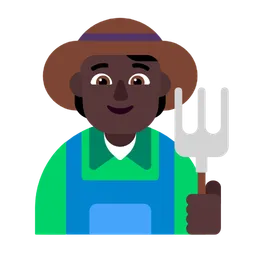 Farmer: Dark Skin Tone — Microsoft