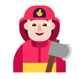 Firefighter: Light Skin Tone — Microsoft