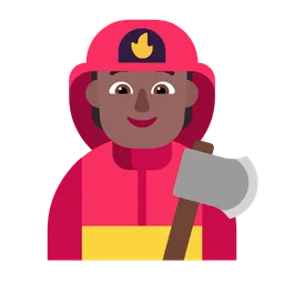 Firefighter: Medium-Dark Skin Tone — Microsoft