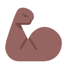 Flexed Biceps: Medium-Dark Skin Tone — Microsoft