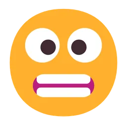 Grimacing Face — Microsoft