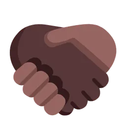 Handshake: Dark Skin Tone, Medium-Dark Skin Tone — Microsoft