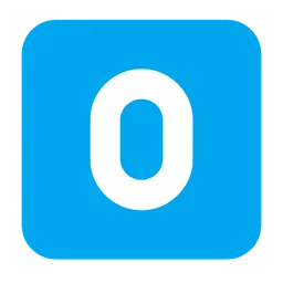 키캡 숫자 0 — Microsoft