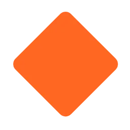 Large Orange Diamond — Microsoft