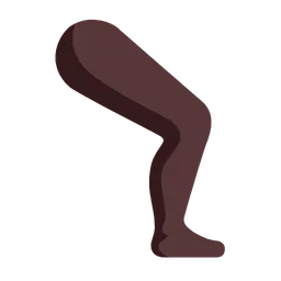 Leg: Dark Skin Tone — Microsoft