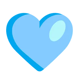 Light Blue Heart — Microsoft