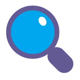 Left-Pointing Magnifying Glass — Microsoft