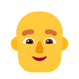 Man: Bald — Microsoft