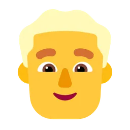 Man: Blond Hair — Microsoft