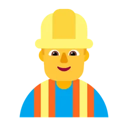 남자 건설 노동자 — Microsoft