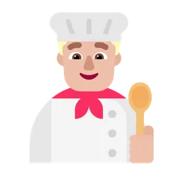 Man Cook: Medium-Light Skin Tone — Microsoft