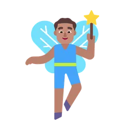 Man Fairy: Medium Skin Tone — Microsoft
