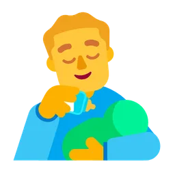 아기에게 젖을 먹이는 남자 — Microsoft