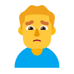 찡그린 남자 — Microsoft