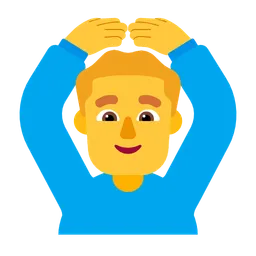 Man Gesturing OK — Microsoft