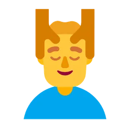 Man Getting Massage — Microsoft