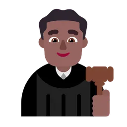 Man Judge: Medium-Dark Skin Tone — Microsoft