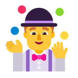 Man Juggling — Microsoft
