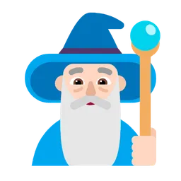 Man Mage: Light Skin Tone — Microsoft