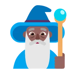 Man Mage: Medium-Dark Skin Tone — Microsoft
