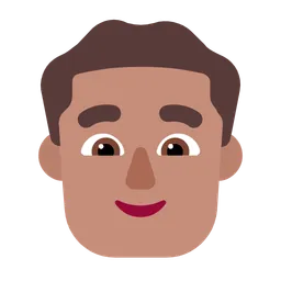 Man: Medium Skin Tone — Microsoft
