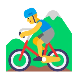 Man Mountain Biking — Microsoft