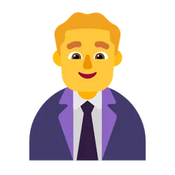 Man Office Worker — Microsoft