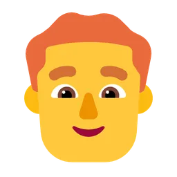 Man: Red Hair — Microsoft