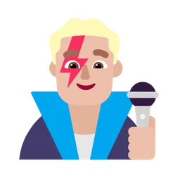 Man Singer: Medium-Light Skin Tone — Microsoft